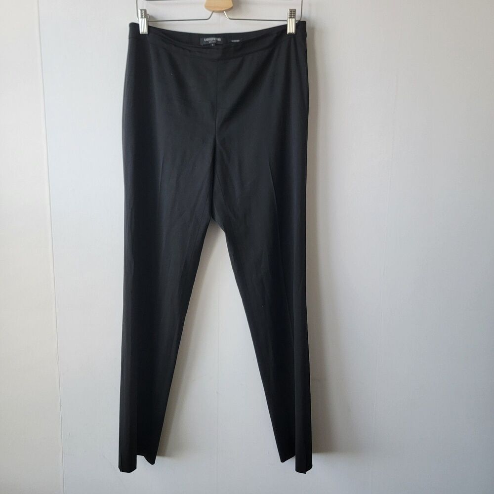Lafayette 148 new york women's bleecker pants size 4  side zip Office wool blend